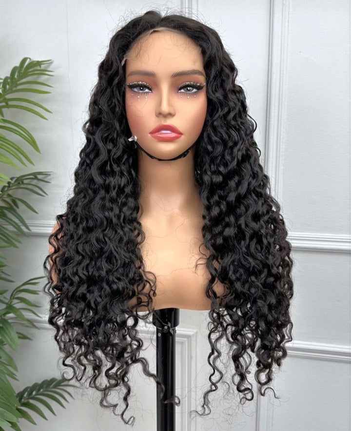 Deep Wave 5×5 HD Wig - Cambodian Virgin Hair