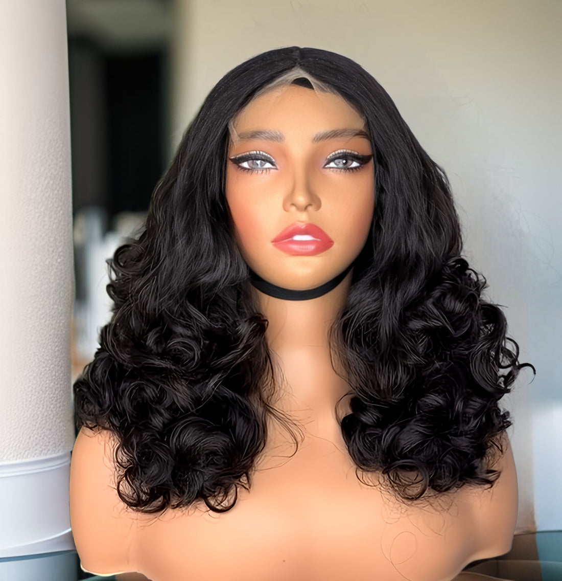 Bouncy Curly Wig - 5x5 Hd Closure - 100% Raw Hair