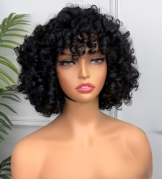 Amazing Curly Short Wig - 100% Virgin Hair