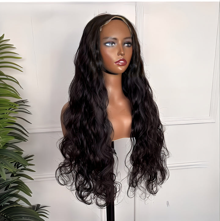 Luxury Wavy 5x5 Closure HD Lace Wig 100% Virgin Hair