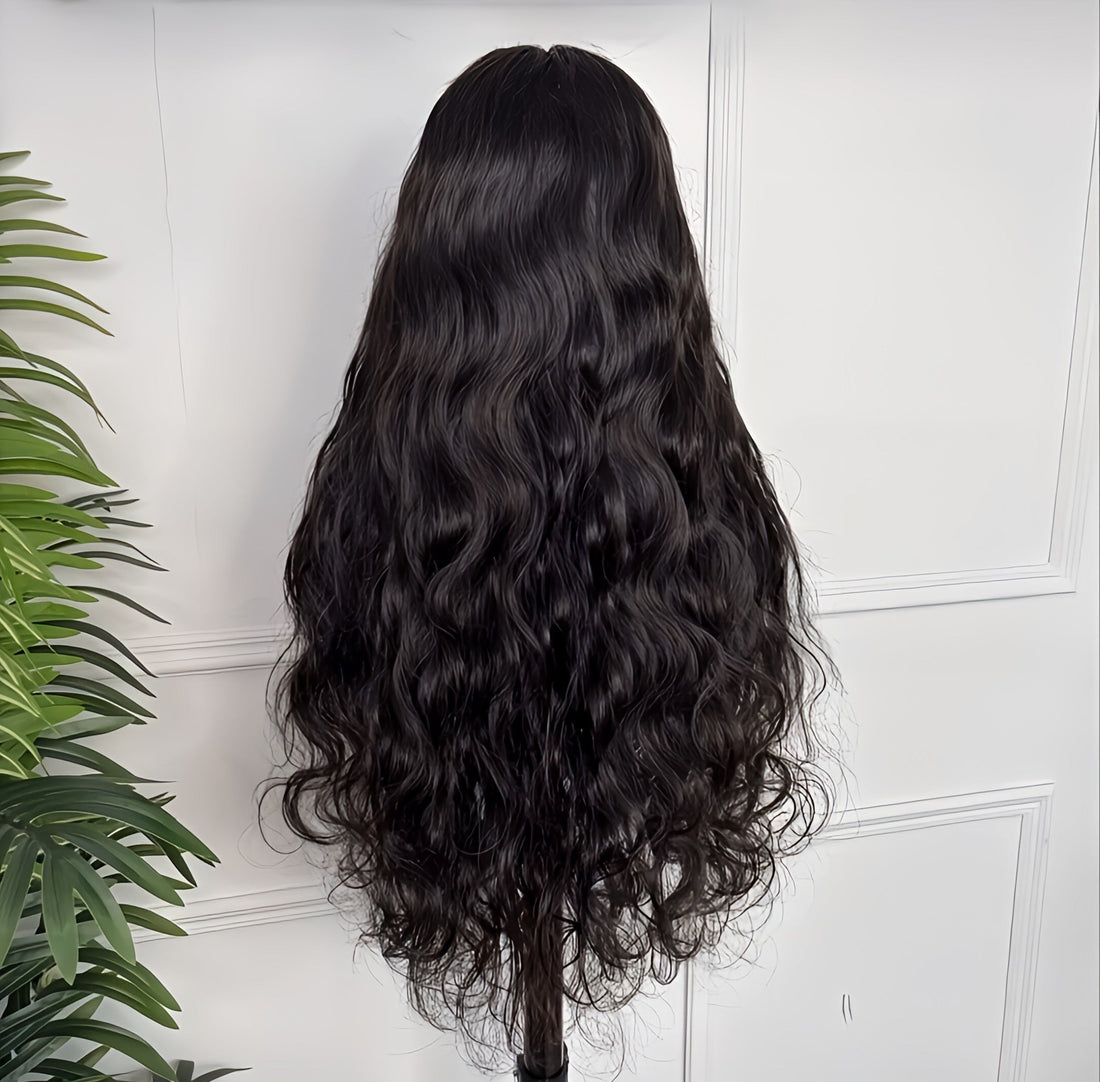 Luxury Wavy 5x5 Closure HD Lace Wig 100% Virgin Hair