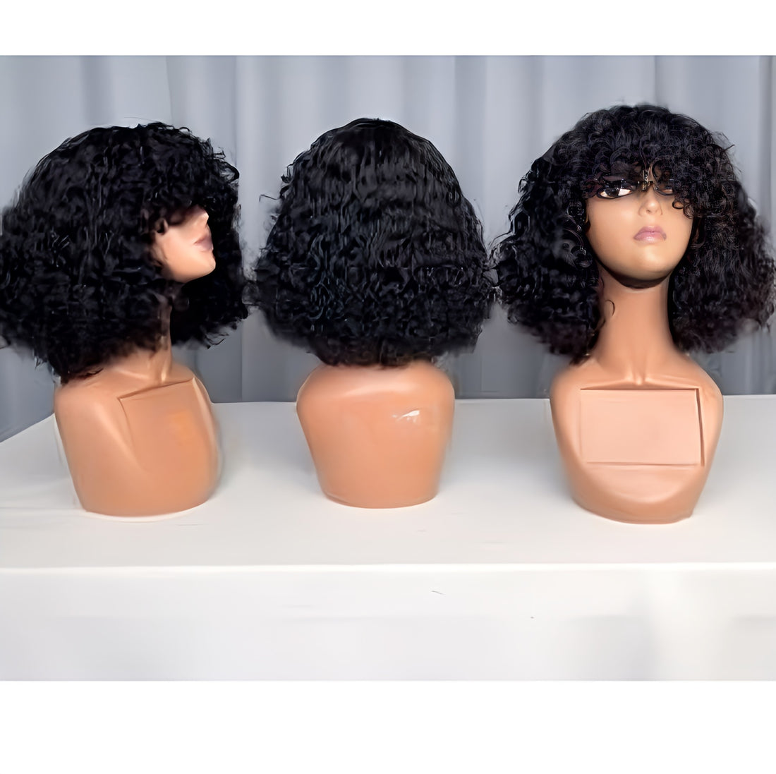 Funmi Double Drawn Wig With Bang